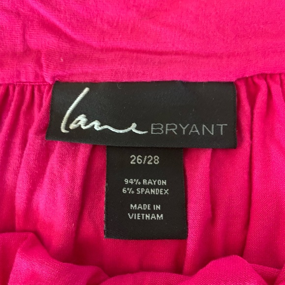 Bright Pink Lane Bryant Skirt - Picture 2 of 2